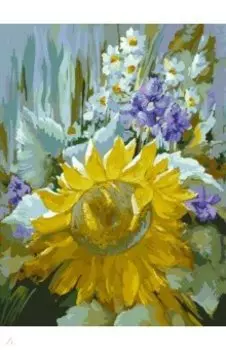 Живопись на холсте Подсолнух