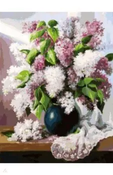 Живопись на холсте Пушистая сирень