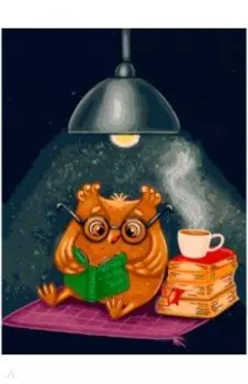 Живопись на холсте Умная сова