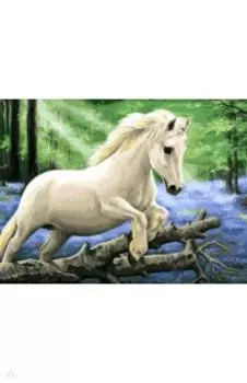 Живопись на холсте "В лесу диких гиацинтов", 30х40 см (114-AS)