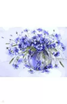 Живопись на холсте Василёчки-васильки