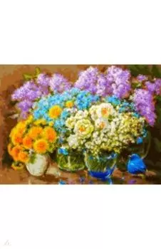 Живопись на холсте Весенние цветы