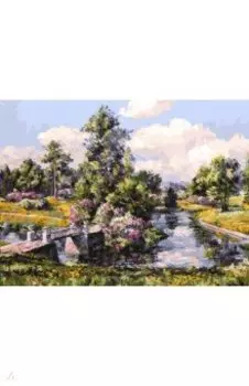 Живопись на холсте Весна в Павловском парке