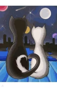 Живопись на холсте "Вместе", 30х40 см (052-AS)