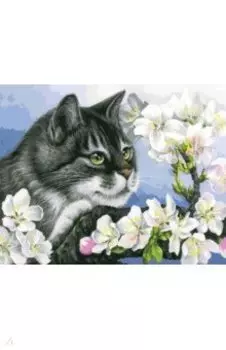 Живопись на холсте "Яблоневый цвет", 40х50 см (929-AB)