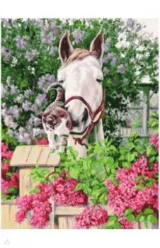 Живопись на картоне "Нежная привязанность", 30х40 см (3075-CS)