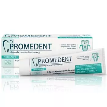 32 Бионорма Зубная паста Promedent Экстра свежесть защита от налета 90мл