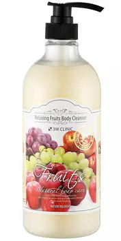 3W Clinic Гель для душа релакс Фрукты relaxing body cleanser 1000мл
