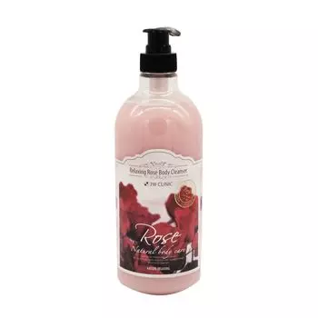 3W Clinic Гель для душа релакс Роза relaxing body cleanser 1000мл