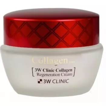3W Clinic Лифтинг Крем для лица с Коллагеном регенерирующий Collagen Regeneration Cream 60мл