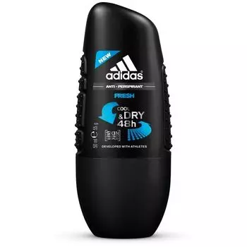 Adidas Cool&amp;Dry Fresh Anti-Perspirant Roll-On дезодорант-антиперспирант-ролик для мужчин 50 мл