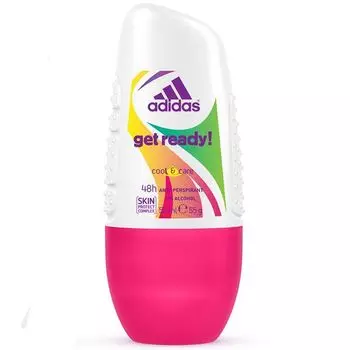 Adidas Get Ready Роликовый антиперспирант для женщин 50 мл