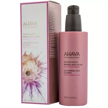 Ахава (Ahava) Deadsea Water Минеральный крем для тела кактус и розовый перец 250мл