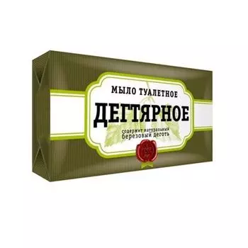 Аист Туалетное мыло твердое Дегтярное ординарное 140г