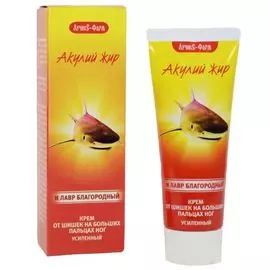 Акулий жир и лавр благородный крем от шишек на больших пальцах ног усиленный 75 мл
