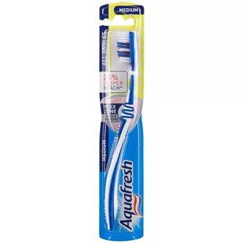 Аквафреш зубная щетка Олл Энглз средняя