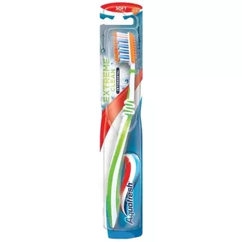 Аквафреш Зубная щетка Tooth&amp;Tongue Extreme Clean + Interdental