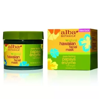 Alba Botanica Энзимная маска для лица Папайя Papaya Enzyme Facial Mask 85г банка