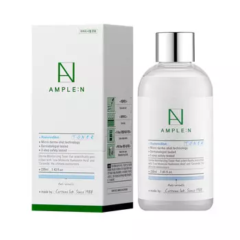 Amplen Hyaluron Shot Toner Гиалуроновый тонер 220мл