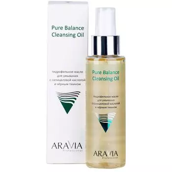 Aravia Professional Гидрофильное масло для умывания с салициловой кислотой и черным тмином Pure Balance Cleansing Oil 110мл