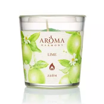 Aroma Harmony Свеча ароматическая Лайм 160гр