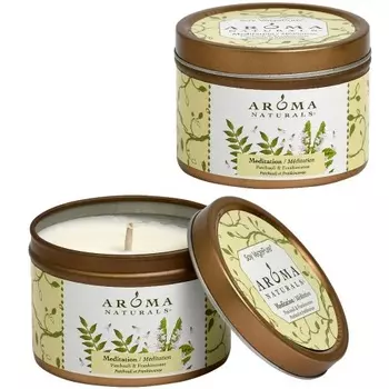 Aroma Naturals Свеча Медитация 80 г банка