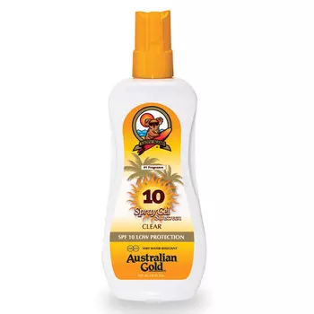 Australian Gold SPF Солнцезащитный Лосьон для загара SPF10 Spray Gel 237 мл