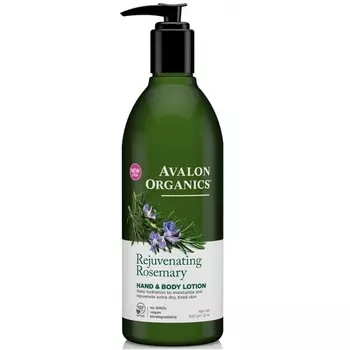 Avalon Organics Лосьон для рук и тела с маслом розмарина Rosemary LTN 340г