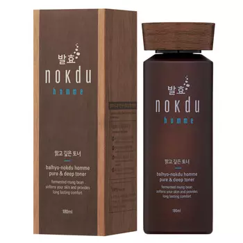 Balhyo Nokdu Homme Pure&amp;Deep Toner Мужской тоник с эффектом глубокого очищения 180мл