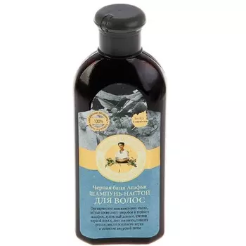 Банька Агафьи Шампунь-настой для волос Черная баня 350мл