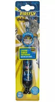 Batman FIREFLY Детская зубная щетка с таймером-подсветкой на присоске