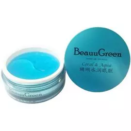 BeauuGreen Гидрогелевые патчи для кожи вокруг глаз Coral&amp; Aqua Hydrogel Eye Patch 60шт
