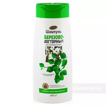 Белита Шампунь Березово-Дегтярный 480мл