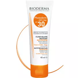 Биодерма (Bioderma) Фотодерм AKN SPF30 Матирующая эмульсия 40 мл