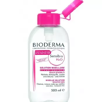 Биодерма (Bioderma) СЕНСИБИО очищающая вода 500 мл флакон-помпа