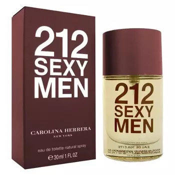 CAROLINA HERRERA 212 SEXY вода туалетная муж 30 ml
