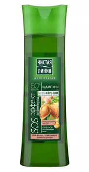 Чистая Линия Шампунь SOS-эффект Питание и Уход 400мл