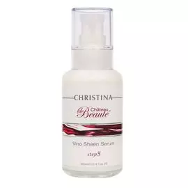 Christina Chateau de Beaute Vino Sheen Serum Сыворотка Великолепие на основе экстракта винограда шаг 5 100мл