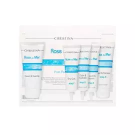 Christina Rose De Mer Post Peeling Kit Набор Роз де Мер для постпилингового ухода 5 препаратов