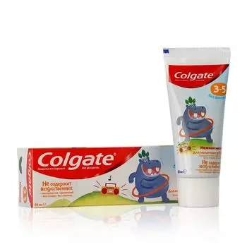 Colgate Зубная паста детская 3-5 без фторида нежная мята туба 60мл