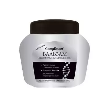 Compliment Бальзам Кератиновое восстановленние для окрашенных волос 500мл