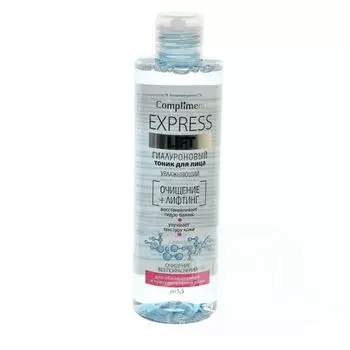 Compliment Express Lift гиалуроновый тоник для лица увлажняющий 250мл