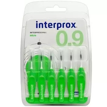 Dentaid Межзубные ершики INTERPROX 4G Micro (0,9мм), 6шт.