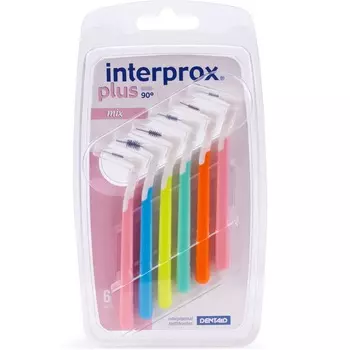 Dentaid Межзубные ершики INTERPROX Plus 2G MIX Набор ассорти, 6шт.