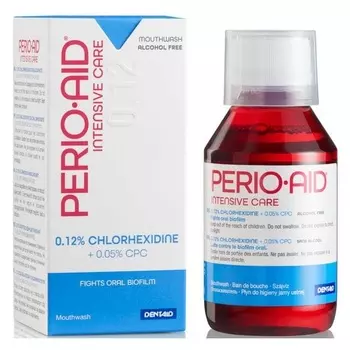 Dentaid Ополаскиватель для полости рта Perio-Aid 0.12% Intensive Care с хлоргексидином, 150мл