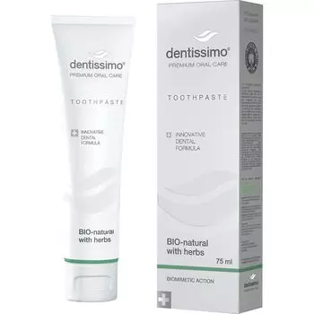 Dentissimo Зубная паста Bio-Natural With Herbs Toothpaste 75мл