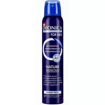 DEONICA антиперспирант NATURE PROTECTION 48 часа спрей 200 мл