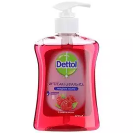 Dettol мыло жидкое антибактериальное для рук с ароматом малины 250 мл