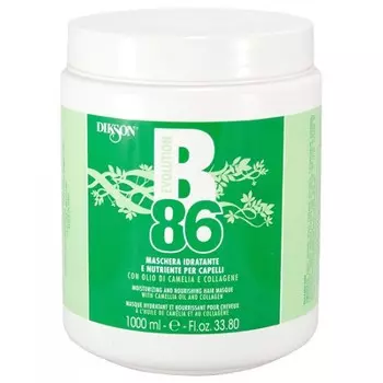 Dikson B86 MASCHERA IDRATANTE Восстанавливающая маска с маслом камелии и коллагеном 1000 мл