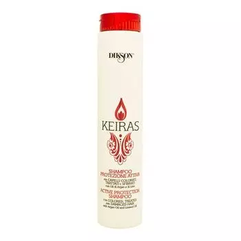 Dikson COLORED HAIR Шампунь Ативная защита с маслом Арганы и экстрактом семени Льна 250 мл